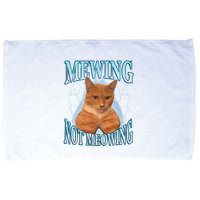 Funny Cat Meme Mewing Looksmax Meowing Cat Trend Microfiber Hand Towel