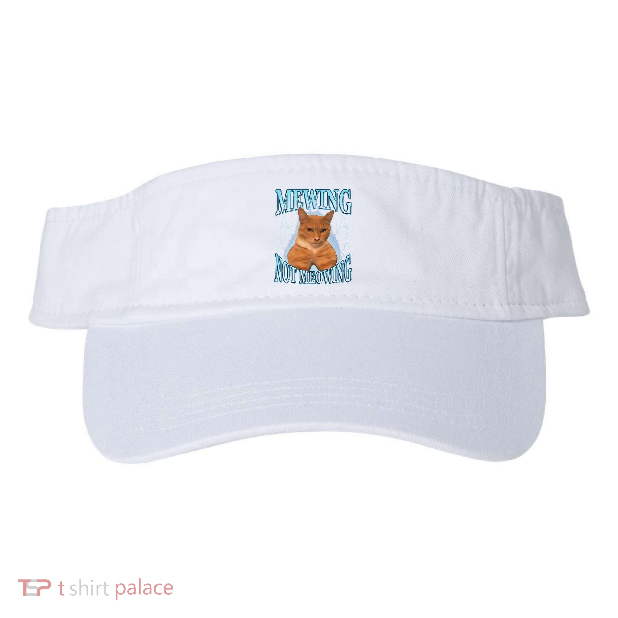 Funny Cat Meme Mewing Looksmax Meowing Cat Trend Visor