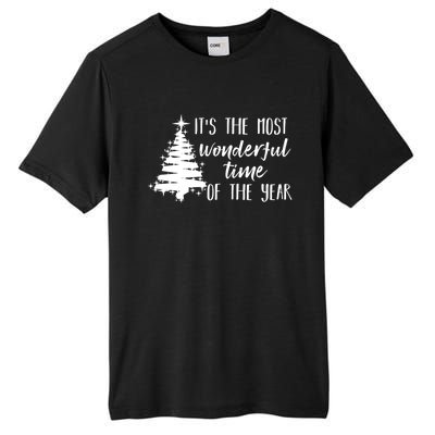 Funny Christmas Matching The Most Wonderful Time Of The Year Gift Tall Fusion ChromaSoft Performance T-Shirt