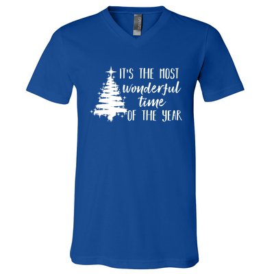 Funny Christmas Matching The Most Wonderful Time Of The Year Gift V-Neck T-Shirt