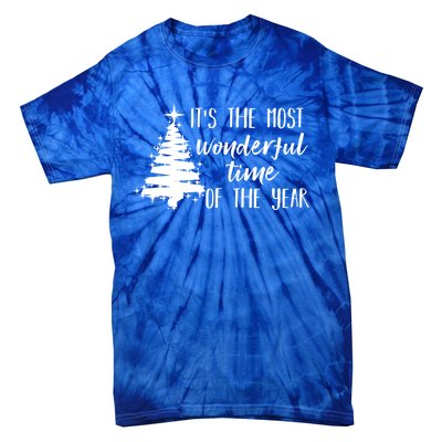 Funny Christmas Matching The Most Wonderful Time Of The Year Gift Tie-Dye T-Shirt