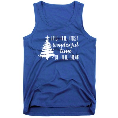 Funny Christmas Matching The Most Wonderful Time Of The Year Gift Tank Top