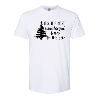 Funny Christmas Matching The Most Wonderful Time Of The Year Gift Softstyle CVC T-Shirt