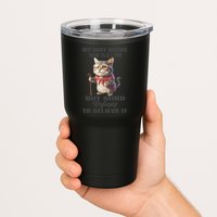 Funny Cat My Body Knows How Old I Am But Mind Refuses Tumbler