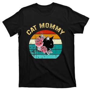 Funny Cat Mommy Cat Best Cat Mom Ever Meow With My Cat T-Shirt