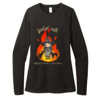 Feeling Cute Might Curse You Later Cute Witch Womens CVC Long Sleeve Shirt