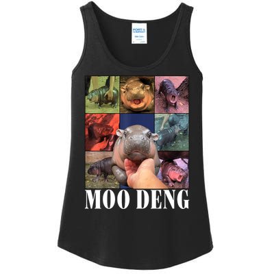 Funny Cute Moodeng Baby Pygmy Hippo Gift Ladies Essential Tank