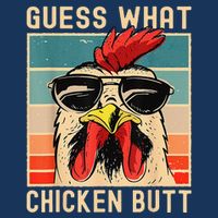Funny Chicken Meme Guess What Chicken Butt Infant Baby Jersey Bodysuit