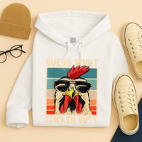 Funny Chicken Meme Guess What Chicken Butt Hoodie