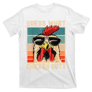 Funny Chicken Meme Guess What Chicken Butt T-Shirt