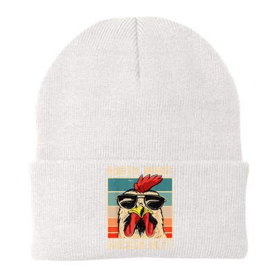 Funny Chicken Meme Guess What Chicken Butt Knit Cap Winter Beanie