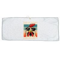 Funny Chicken Meme Guess What Chicken Butt Large Microfiber Waffle Golf Towel