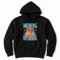 Funny Cat Meme With Meowing Looksmax Meowing Cat Hoodie