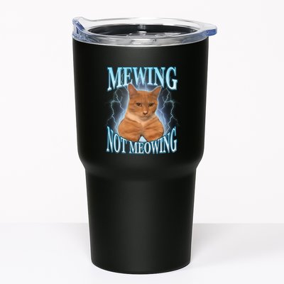 Funny Cat Meme With Meowing Looksmax Meowing Cat Tumbler