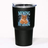 Funny Cat Meme With Meowing Looksmax Meowing Cat Tumbler
