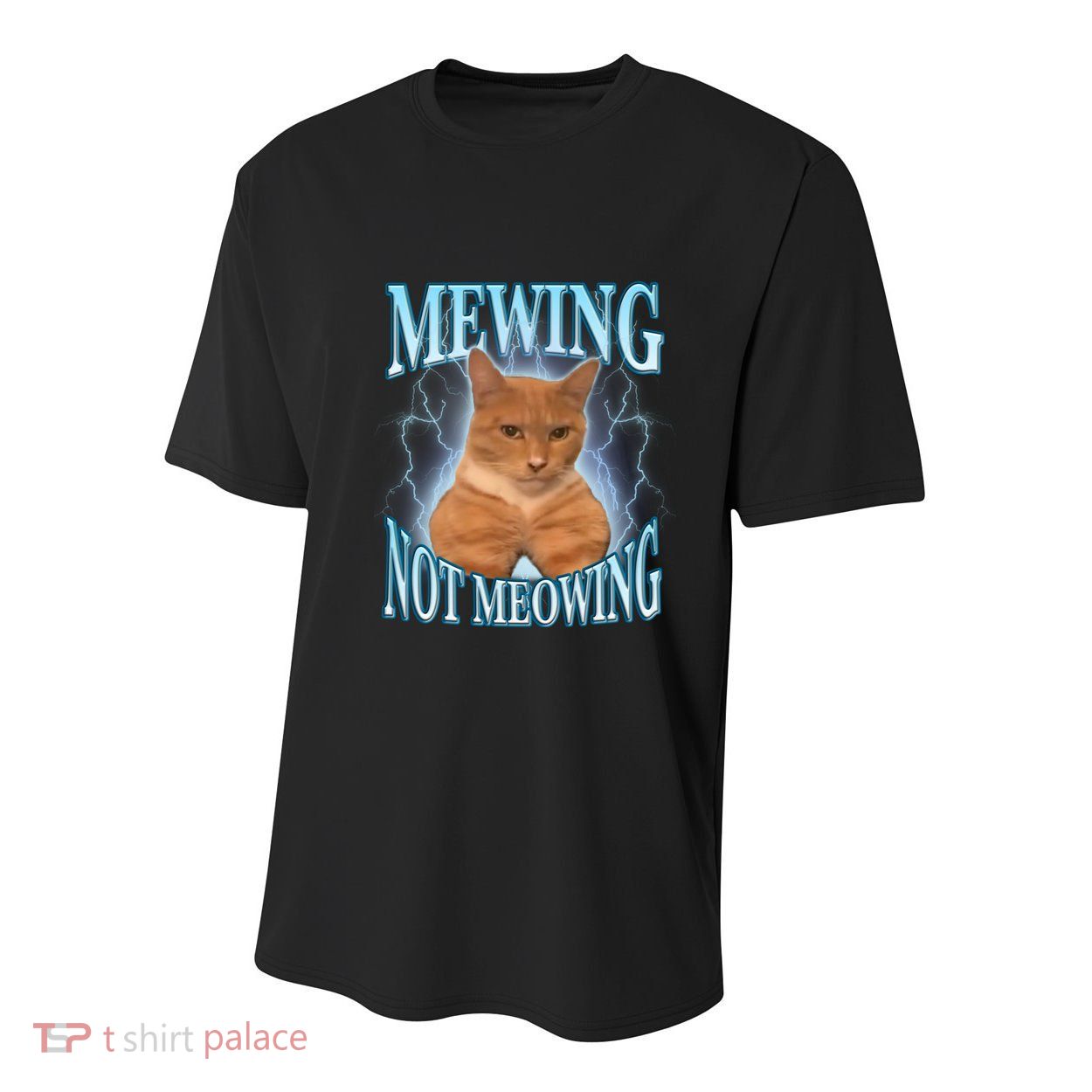 Funny Cat Meme With Meowing Looksmax Meowing Cat Youth Performance Sprint T-Shirt