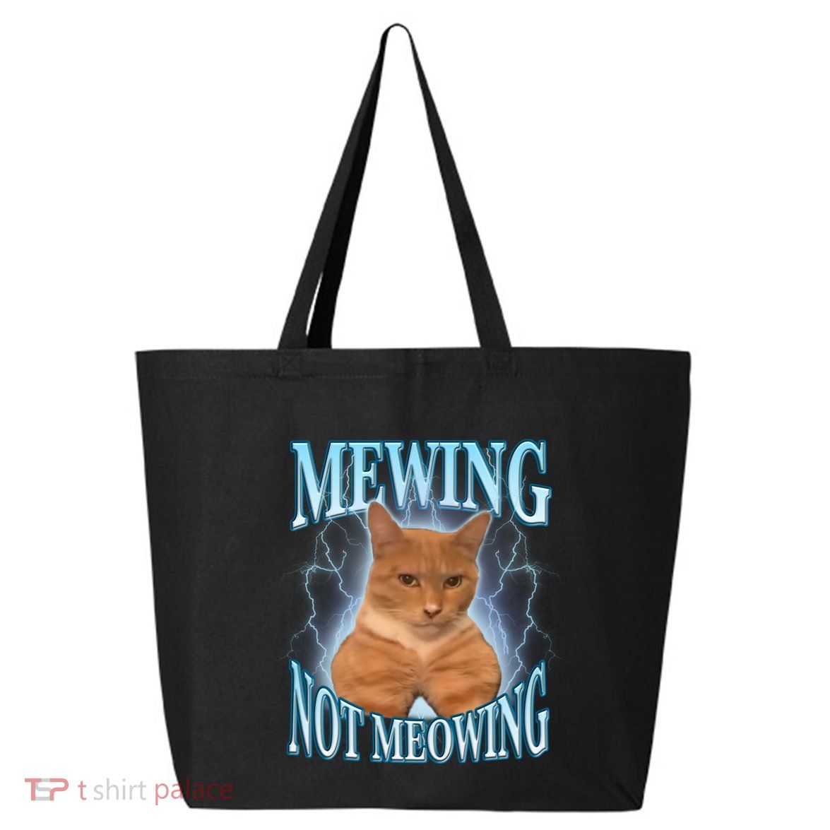 Funny Cat Meme With Meowing Looksmax Meowing Cat 25L Jumbo Tote