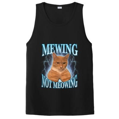 Funny Cat Meme With Meowing Looksmax Meowing Cat PosiCharge Competitor Tank