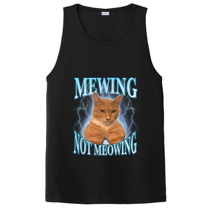Funny Cat Meme With Meowing Looksmax Meowing Cat PosiCharge Competitor Tank