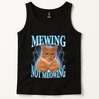 Funny Cat Meme With Meowing Looksmax Meowing Cat Tank Top
