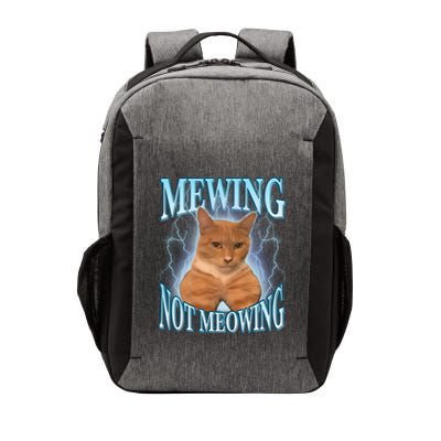 Funny Cat Meme With Meowing Looksmax Meowing Cat Vector Backpack