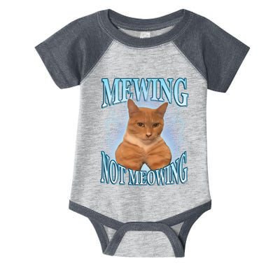 Funny Cat Meme With Meowing Looksmax Meowing Cat Infant Baby Jersey Bodysuit