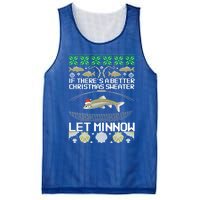 Funny Christmas Minnow Bait Fish Trap Angler Fishing Great Gift Mesh Reversible Basketball Jersey Tank