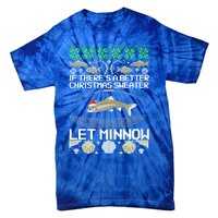 Funny Christmas Minnow Bait Fish Trap Angler Fishing Great Gift Tie-Dye T-Shirt