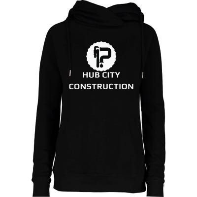 Funny Couple More Days Construction We’re Always Almost Done Womens Funnel Neck Pullover Hood