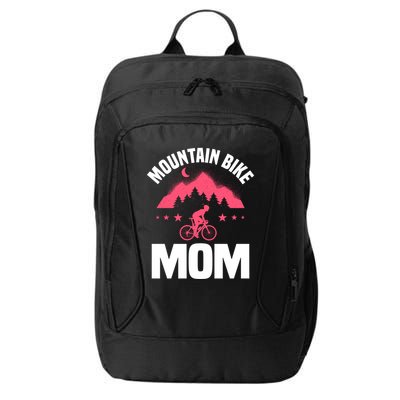 Funny Cycling Mountain Bike Mom Mtb Mountain Biking Mom Gift City Backpack