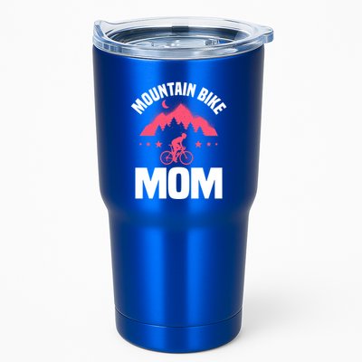 Funny Cycling Mountain Bike Mom Mtb Mountain Biking Mom Gift Tumbler