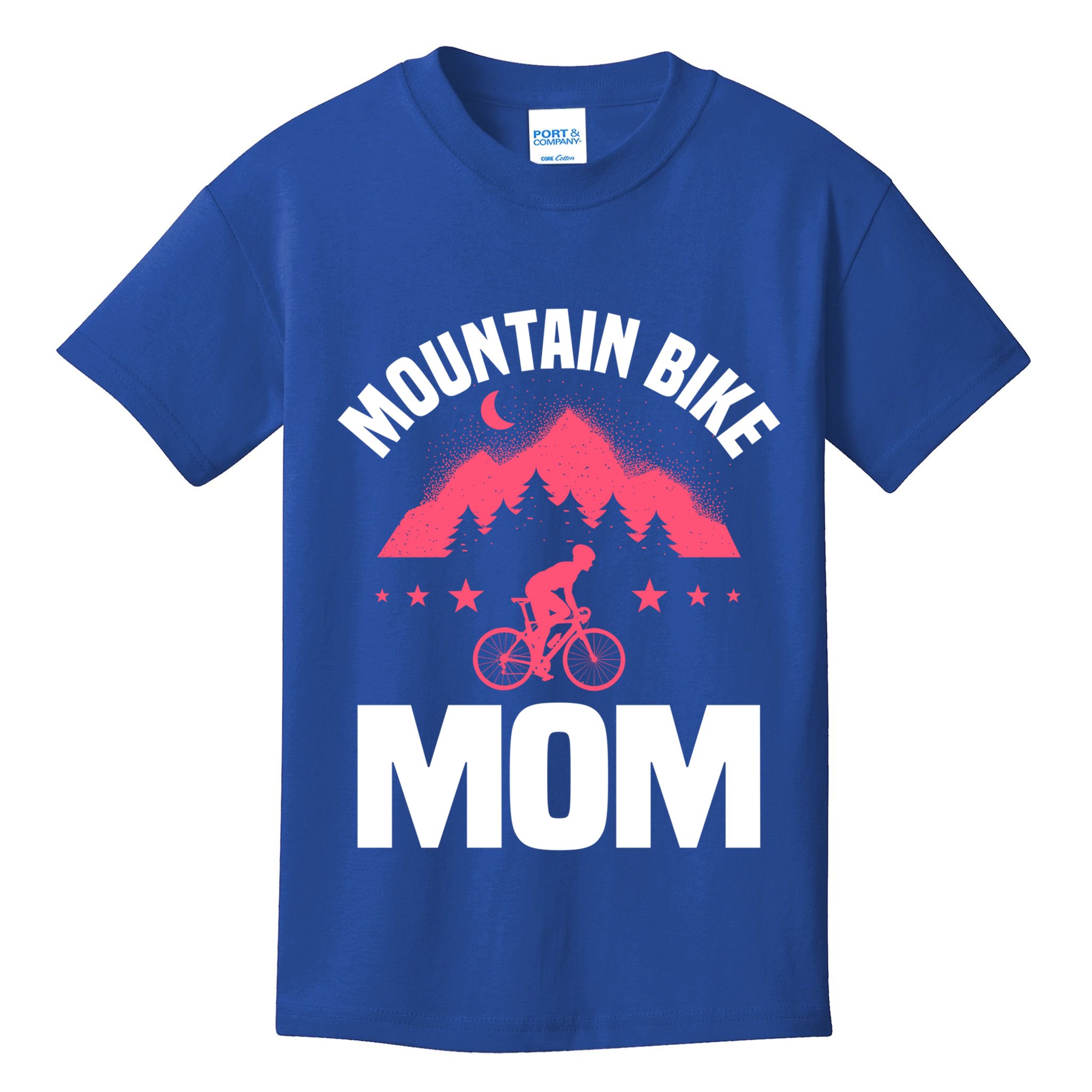 Funny Cycling Mountain Bike Mom Mtb Mountain Biking Mom Gift Kids T-Shirt