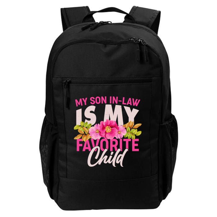 Funny Cute My Son In Law Is My Favorite Child Backpack