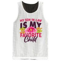 Funny Cute My Son In Law Is My Favorite Child Mesh Reversible Basketball Jersey Tank