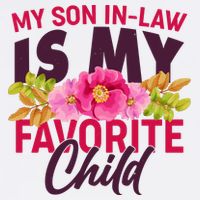 Funny Cute My Son In Law Is My Favorite Child Mesh Reversible Basketball Jersey Tank