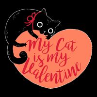 Funny Cute My Cat Is My Valentine City Backpack