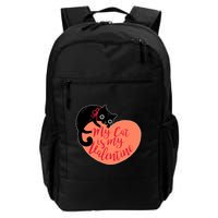 Funny Cute My Cat Is My Valentine Backpack