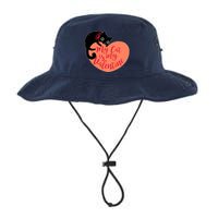 Funny Cute My Cat Is My Valentine Legacy Cool Fit Booney Bucket Hat