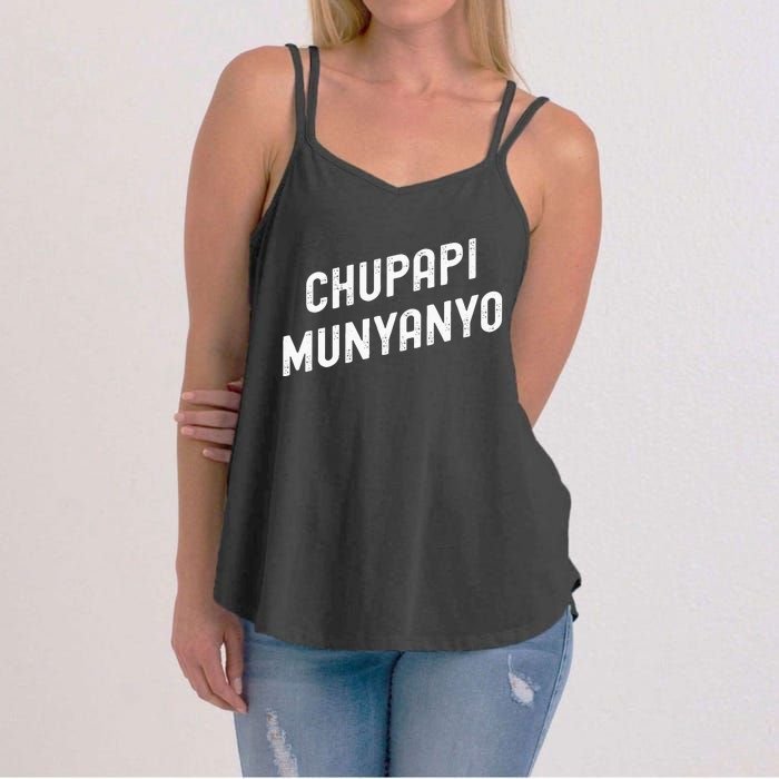 Funny Chupapi Munyanyo Muñaño Prank Meme Graphic Women's Strappy Tank