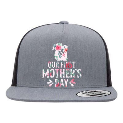 Funny Cute Mothers Day Gift Flat Bill Trucker Hat