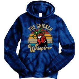 Funny Chicken Mom Chicken Whisperer Mama Hen Farm Gift Tie Dye Hoodie