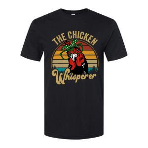 Funny Chicken Mom Chicken Whisperer Mama Hen Farm Gift Softstyle CVC T-Shirt