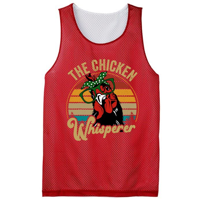 Funny Chicken Mom Chicken Whisperer Mama Hen Farm Gift Mesh Reversible Basketball Jersey Tank