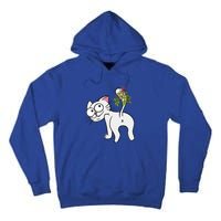 Funnychristmas Cat Mybuttmistletoe Meaningful Gift Tall Hoodie