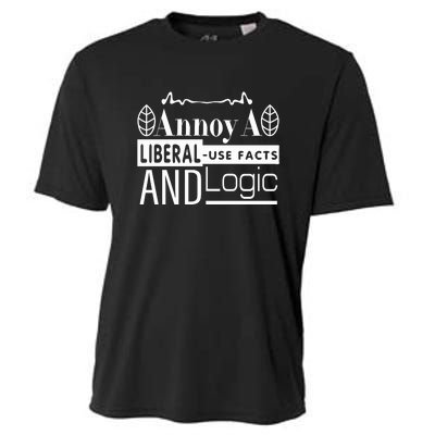 Funny Conservative MAGA Republican Anti Liberal Cooling Performance Crew T-Shirt