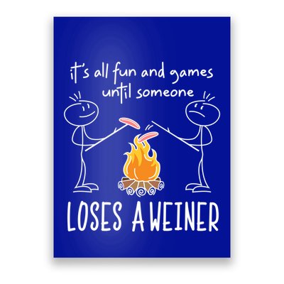 Funny Camping Mountains Outdoor Campfire Gift Poster