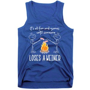 Funny Camping Mountains Outdoor Campfire Gift Tank Top