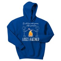 Funny Camping Mountains Outdoor Campfire Gift Kids Hoodie