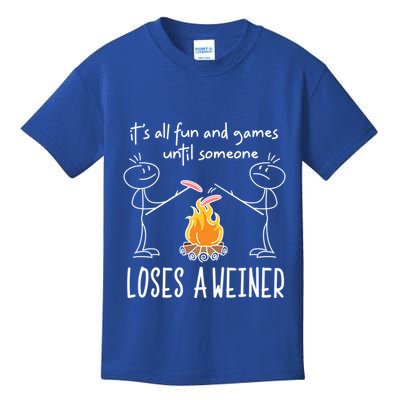 Funny Camping Mountains Outdoor Campfire Gift Kids T-Shirt