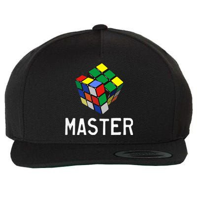 Fun Cube Master Wool Snapback Cap